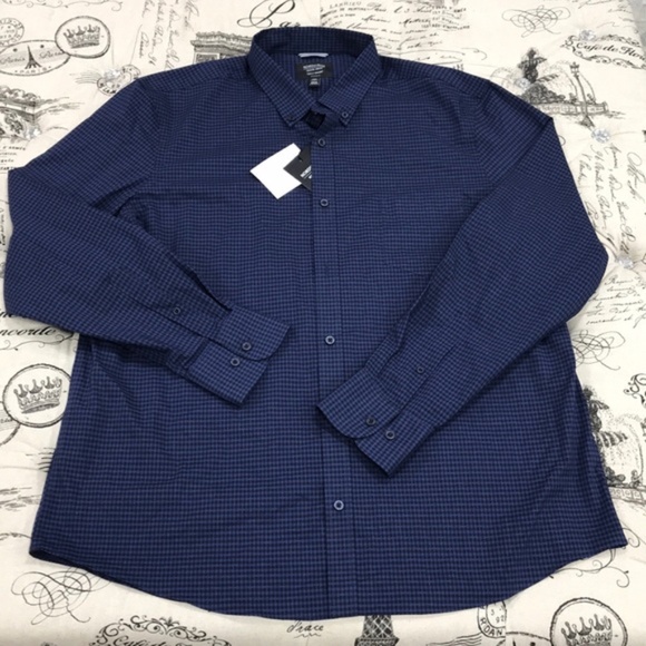 NORDSTROM Shop Tech-Smart Trim Fit Plaid Shirt - Picture 6 of 6